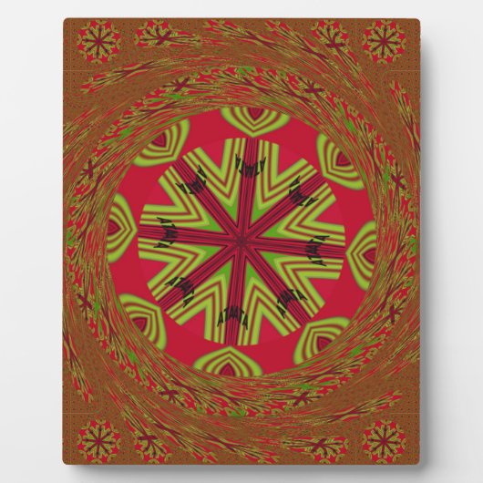 Afrikanisches traditionelles Design Fotoplatte (Vorderseite)