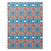 Afrikanisches Tribal-MusterNotebook Notizblock (Vorderseite)