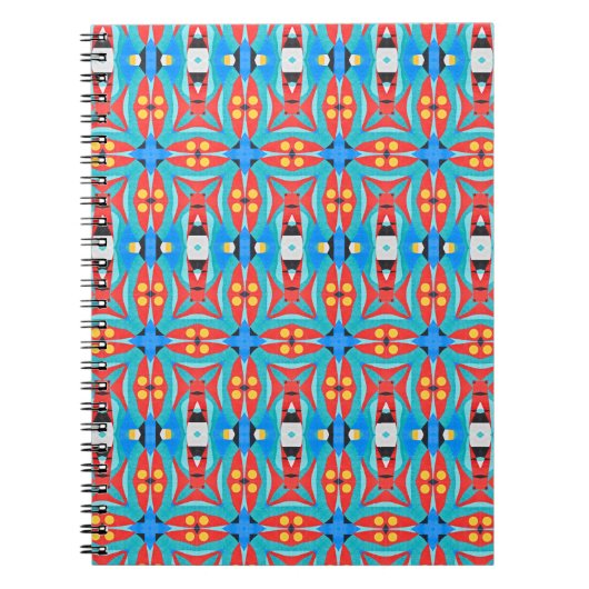 Afrikanisches Tribal-MusterNotebook Notizblock (Vorderseite)