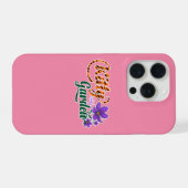 Afrikanisches Veilchen Katzen-Sicheres Gartengesch iPhone Hülle (Rückseite (Horizontal))