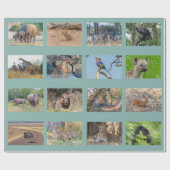 Afrikanisches Verpackungspapier für wild lebende T Geschenkpapier (Flach)