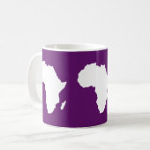 Afrikanisches Violet Audacious Africa Kaffeetasse (Vorderseite Links)