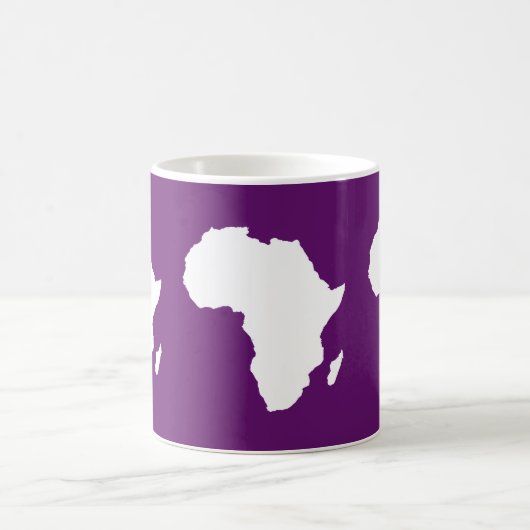 Afrikanisches Violet Audacious Africa Kaffeetasse (Mittel)