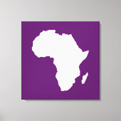 Afrikanisches Violet Audacious Africa Leinwanddruck (Vorderseite)