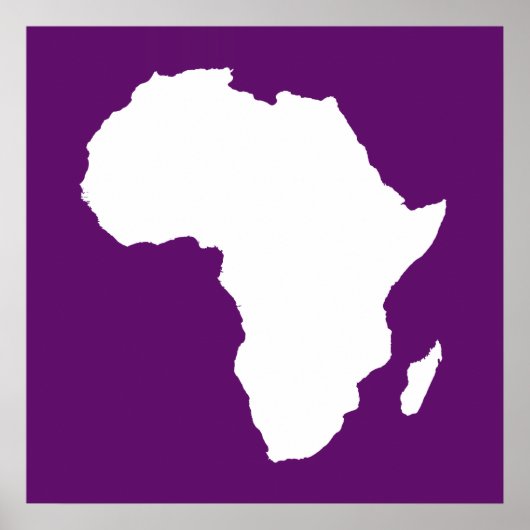 Afrikanisches Violet Audacious Africa Poster (Vorne)