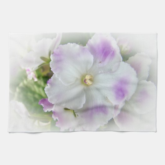 Afrikanisches Violet Blossom Handtuch (Horizontal)
