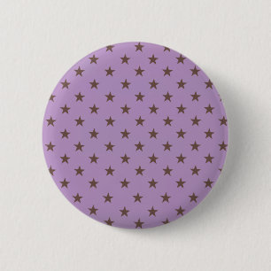 Afrikanisches Violett-Muster für Lila und braune S Button