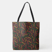Afrikanisches Wavy Lines Muster Tasche (Vorderseite)