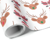 Afrikanisches Weihnachtswrappepapier Geschenkpapier (Rolleneckpunkt)