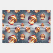 Afrikanisches Weihnachtswrappepapier Geschenkpapier Set (Vorderseite 2)