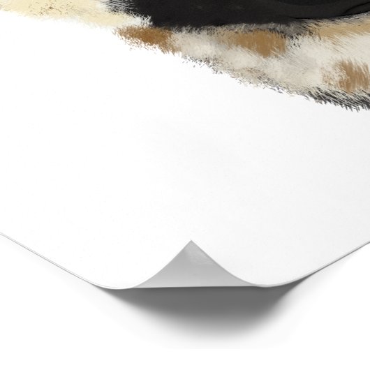 Afrikanisches Wilddokposter Poster (Ecke)