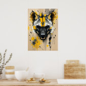 Afrikanisches Wilddoswerk Poster (Küche)