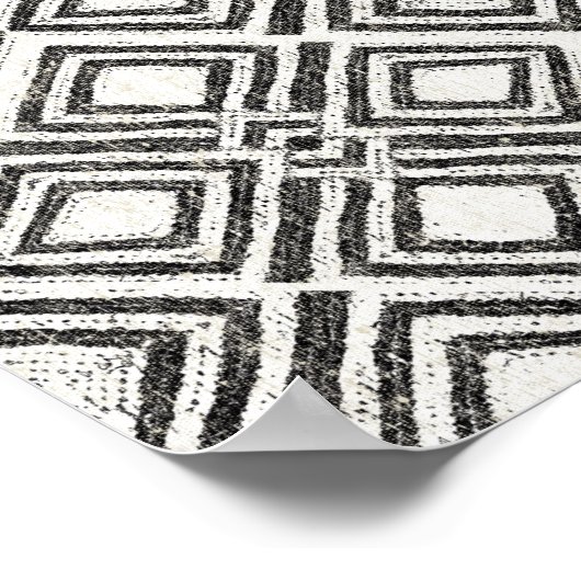 Afrikanisches Wildmuster Poster (Ecke)