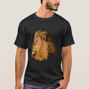 Afrikanisches Wildtier, detailliert Mane Lion T-Shirt