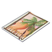 Afrikanisches Wüstenreiseplakat Notizblock (Linke Seite)