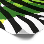 Afrikanisches Zebra Poster (Ecke)