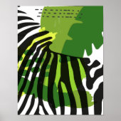 Afrikanisches Zebra Poster (Vorne)