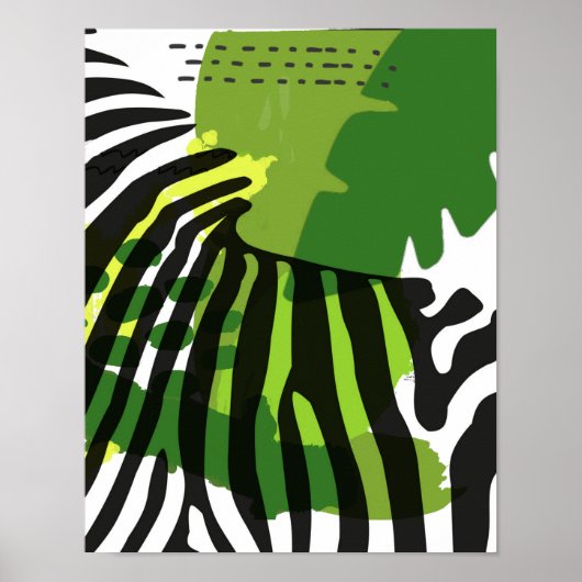 Afrikanisches Zebra Poster (Vorne)