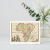 AfrikaPanoramakarte Afrika 3 Postkarte (Stehend Vorderseite)
