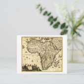 AfrikaPanoramakarte Afrika Postkarte (Stehend Vorderseite)