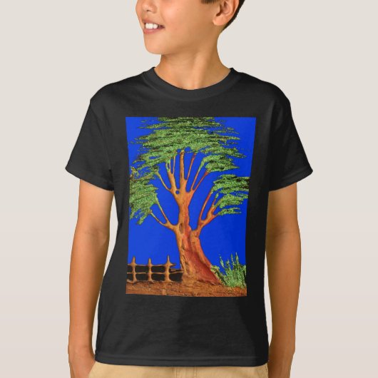Afrikas Acacia Beauty: Serengeti Serenity. T-Shirt (Vorderseite)