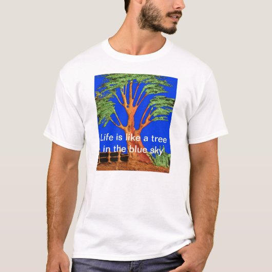 Afrikas Acacia Beauty: Serengeti Serenity. T-Shirt (Vorderseite)
