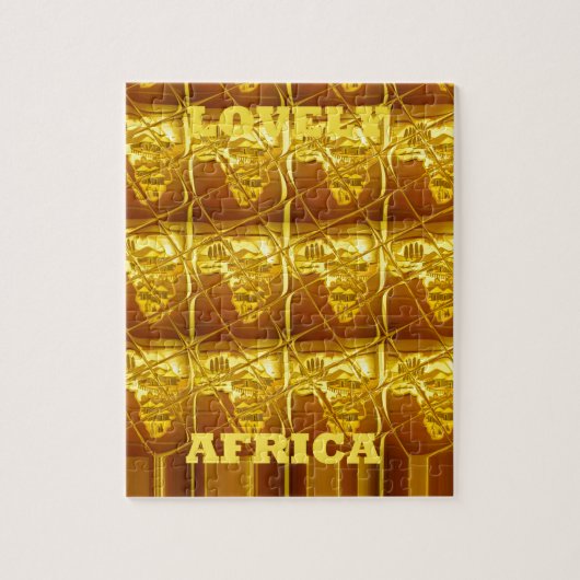 Afrikas goldenes Versprechen Puzzle (Vertikal)