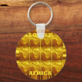 Afrikas goldenes Versprechen Schlüsselanhänger (Vorderseite)