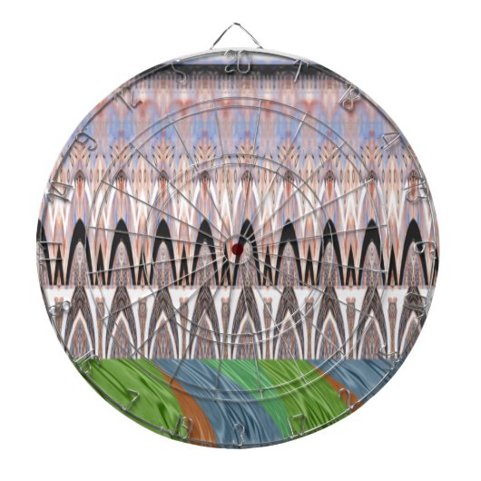 Afrikas - Traditionelles Muster Dartscheibe (vorne)