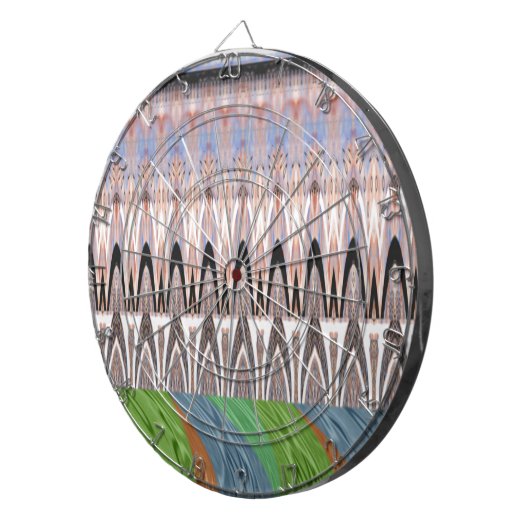 Afrikas - Traditionelles Muster Dartscheibe (Vorderseite rechts)