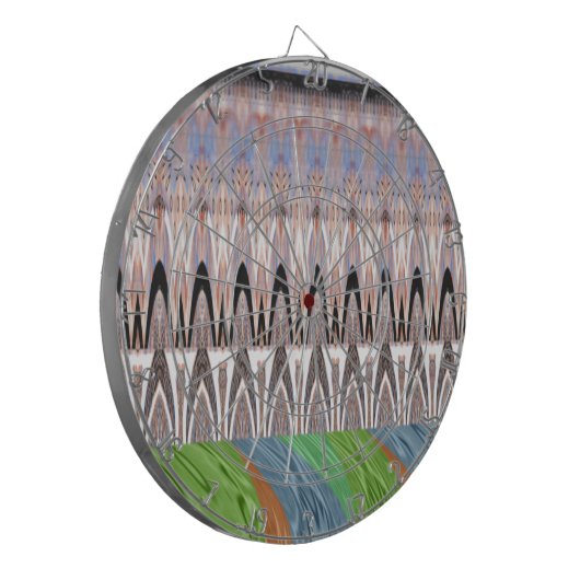 Afrikas - Traditionelles Muster Dartscheibe (Vorderseite Links)