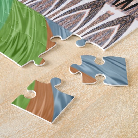 Afrikas - Traditionelles Muster Puzzle (Seite)