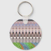 Afrikas - Traditionelles Muster Schlüsselanhänger (Vorderseite)