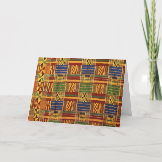 AfriMex Urbano Kente Card Karte (Vorderseite)