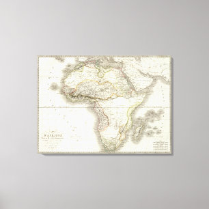 Afrique - Afrika Leinwanddruck