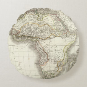 Afrique - Afrika Rundes Kissen