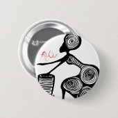 Afrique Button (Vorne & Hinten)