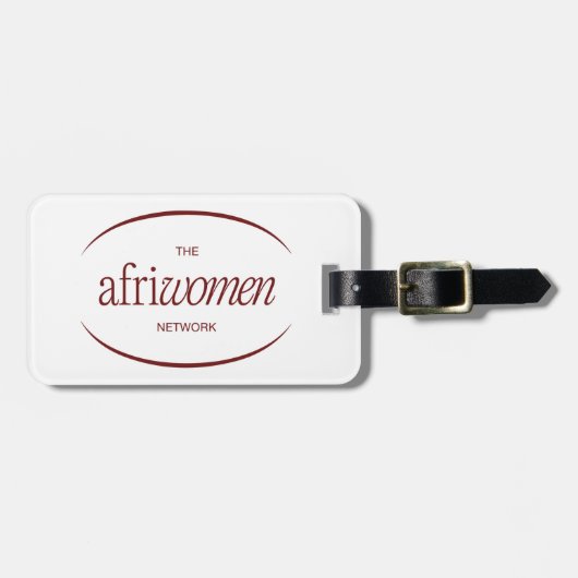 AfriWomen-Gepäckmarke Gepäckanhänger (Vorderseite horizontal)