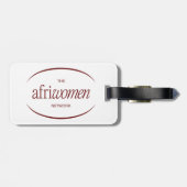 AfriWomen-Gepäckmarke Gepäckanhänger (Rückseite horizontal)