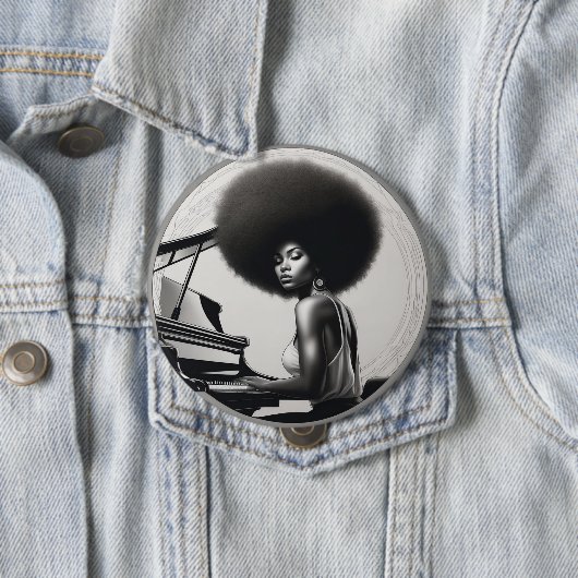 afro Abzeichen  Button (Beispiel)