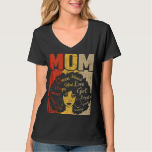 Afro-Afro-Afro-Amerikanischer Mama Muttertag der S T-Shirt