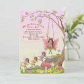 Afro American Baby Shower Einladung (Stehend Vorderseite)