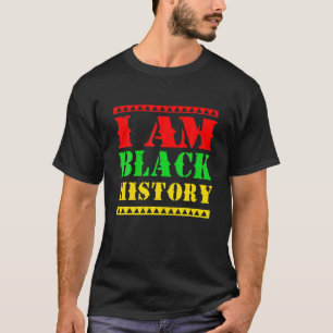 Afro American Black History Montag ich bin schwarz T-Shirt