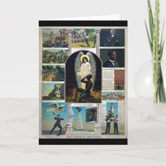 Afro-American Monument, um 1897 Karte (Vorderseite)
