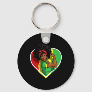 Afro American Women Black Melanin Juneteen Schlüsselanhänger