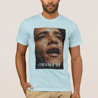 Afro-amerikanische Montage Obama 08 T-Shirt