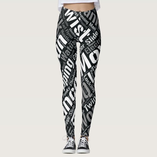AFRO-AMERIKANISCHE TANZBEWEGUNGEN LEGGINGS (Vorderseite)