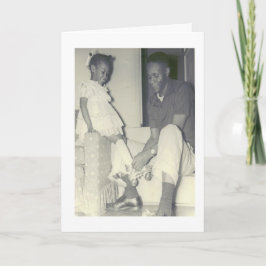 Afro-amerikanische Vater-und Karte