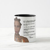 Afro-amerikanischer Frauen-Stolz Tasse (Zentrum)