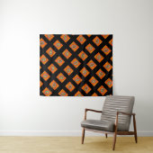 AFRO ART ABORIGINAL TYPE DESIGN WANDTEPPICH (Beispiel (Horizontal))